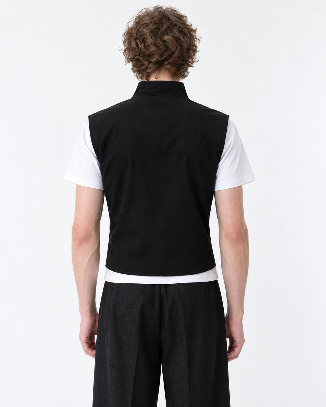 Black Metal Slim Vest