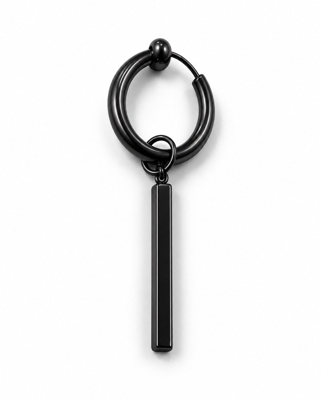 Bar Drop Hoop Earring