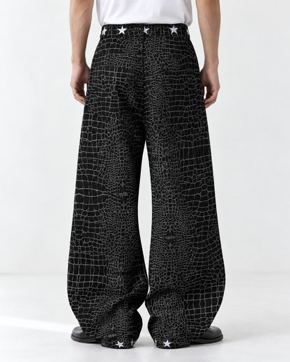 Dark Star Embroidery Pants