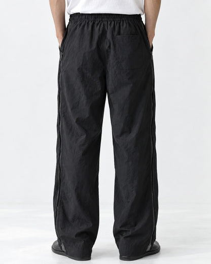 Side Zip Wide-Leg Pants