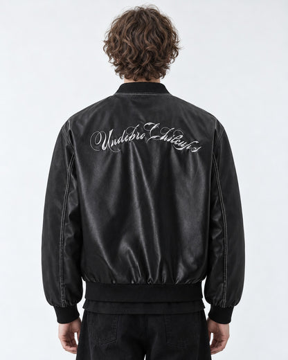 Tribal Embroidery Baseball Jacket