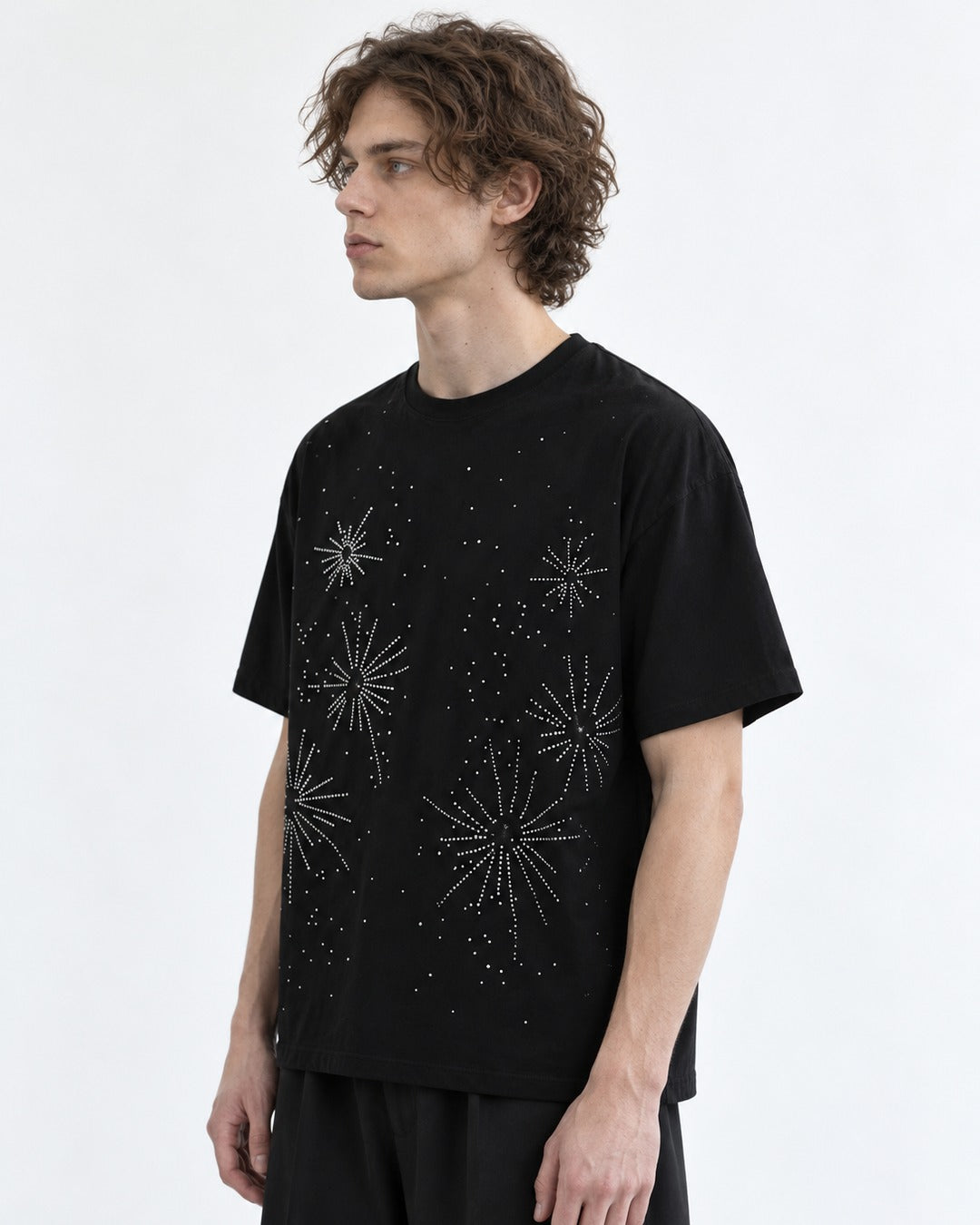 Rhinestone Fireworks T-Shirt