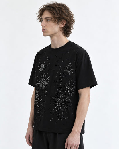Rhinestone Fireworks T-Shirt