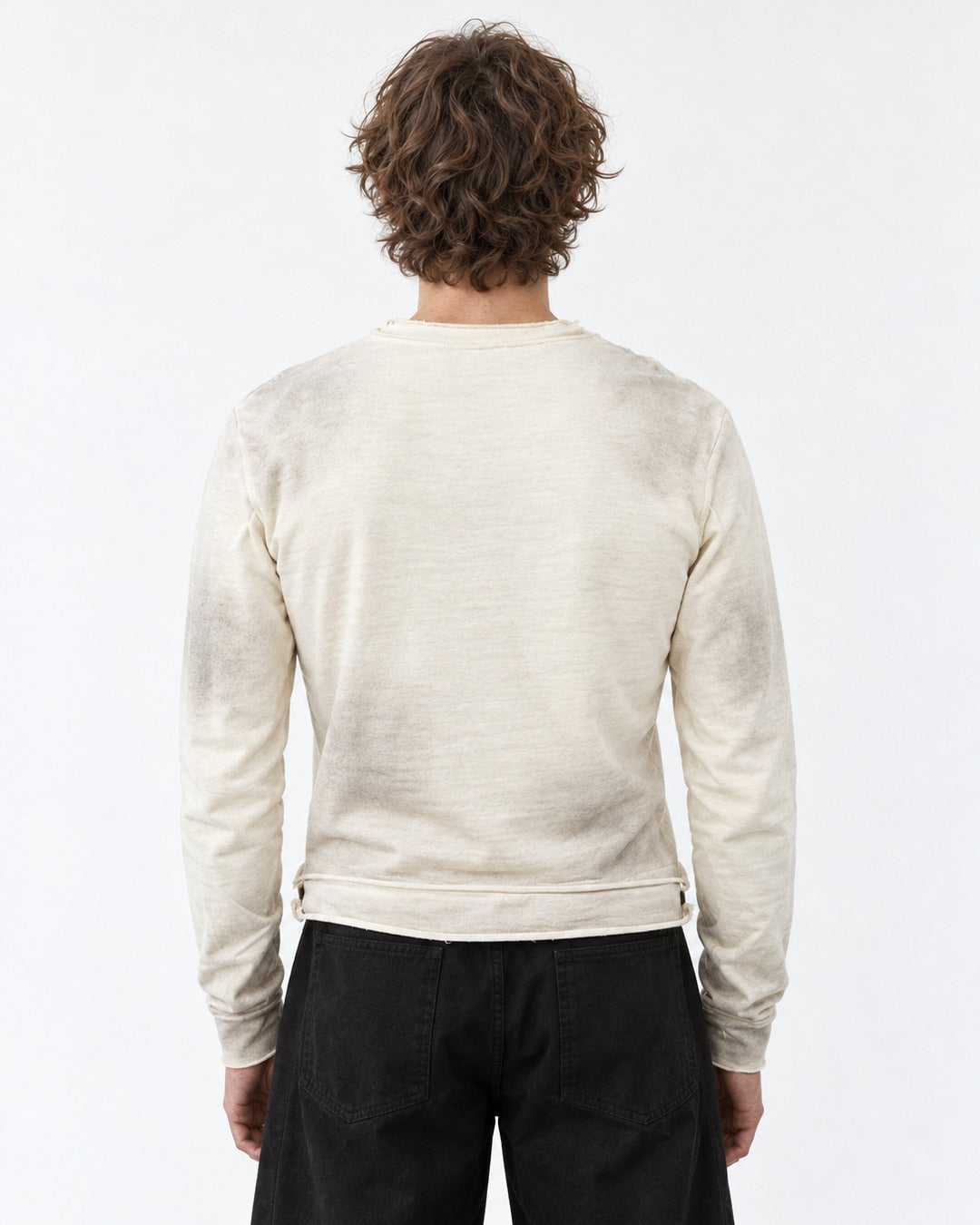 Dagger Cross Print Sweatshirt