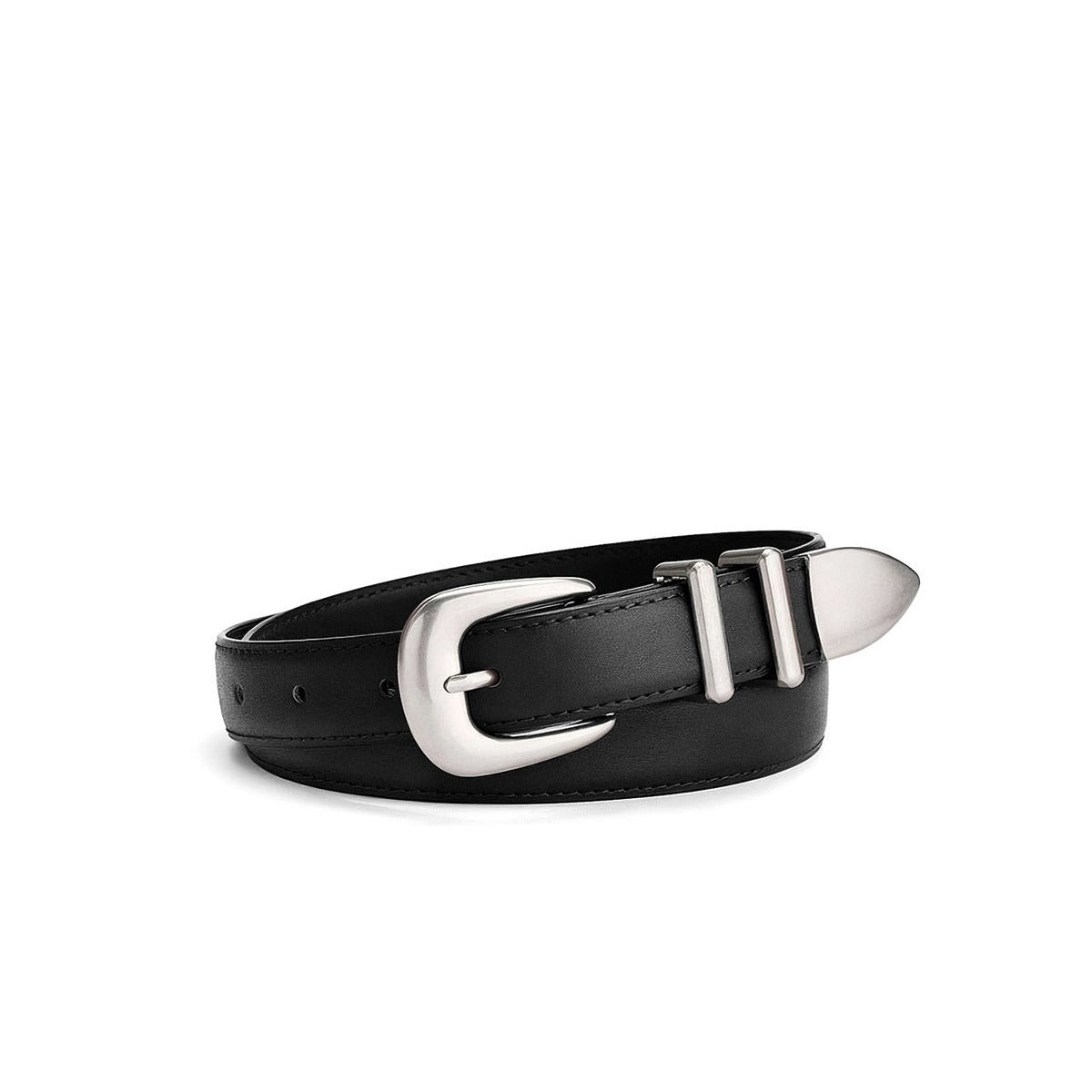 Slim Western Pin-Buckle Belt