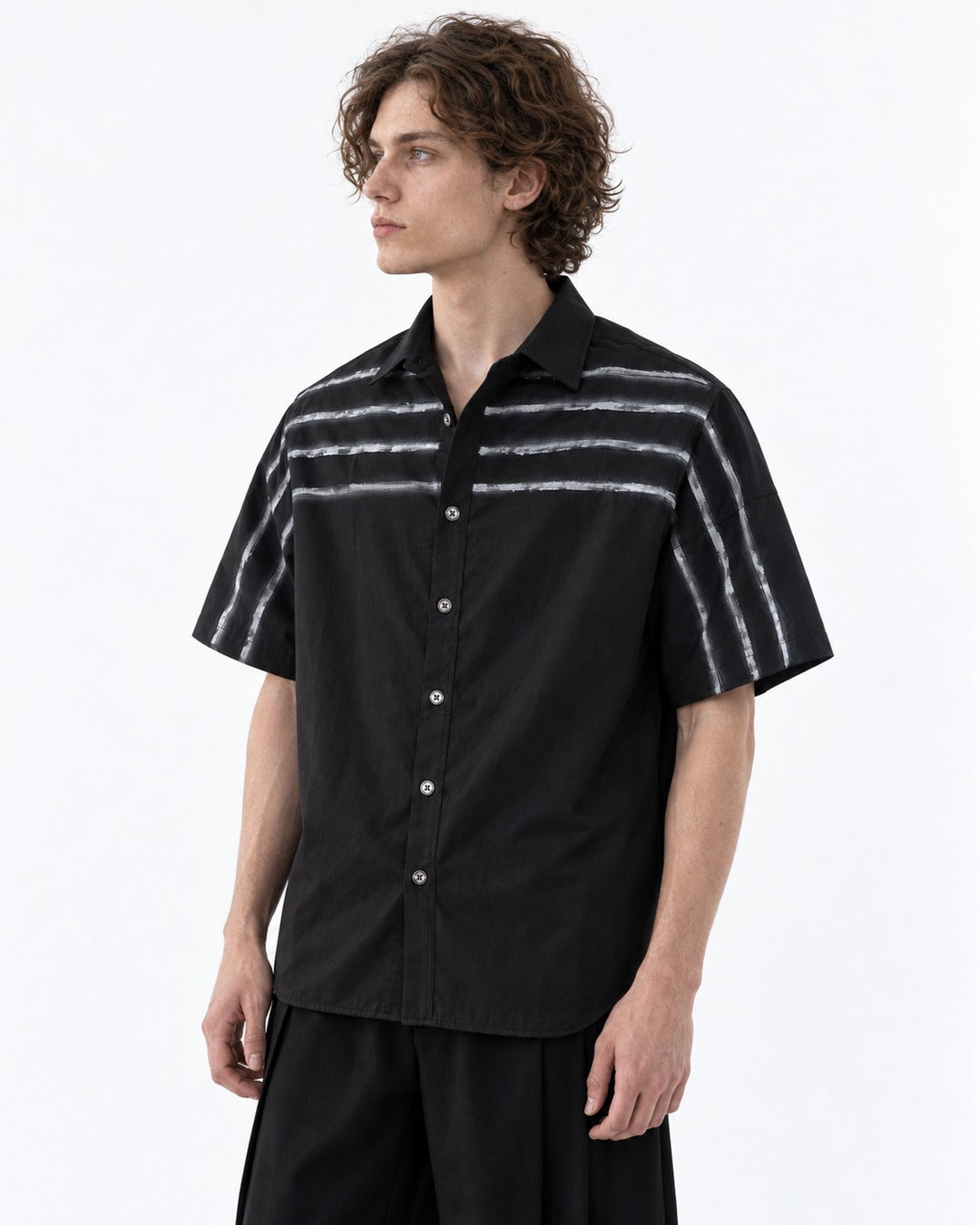Hand-Painted Stripe Shirt