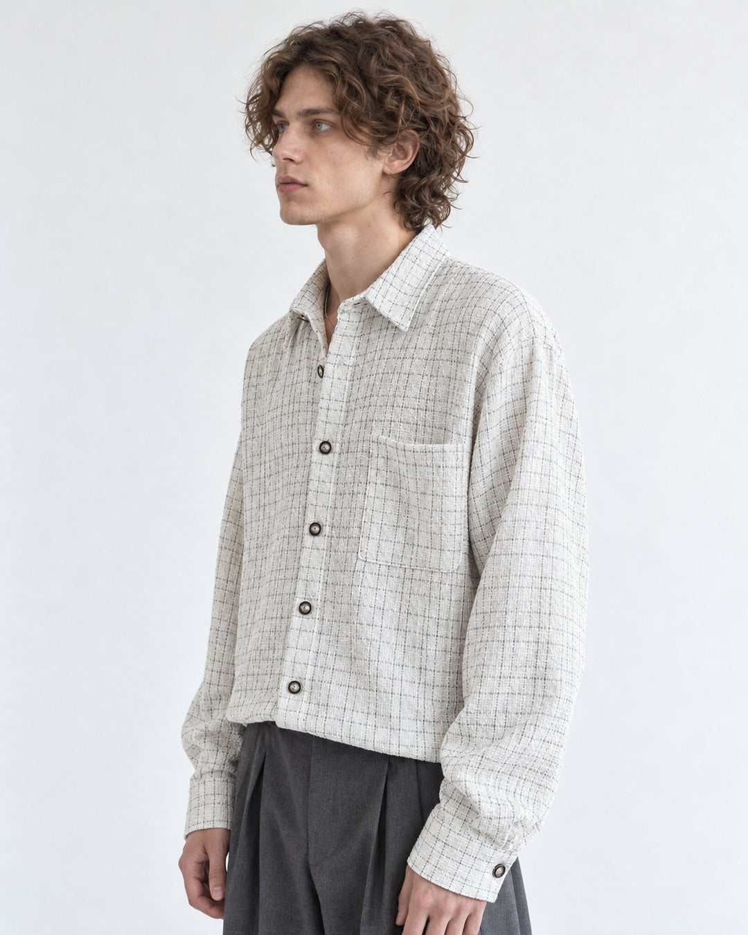 Tweed Check Shirt