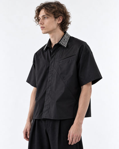 Deconstructed Rhinestone Shirt