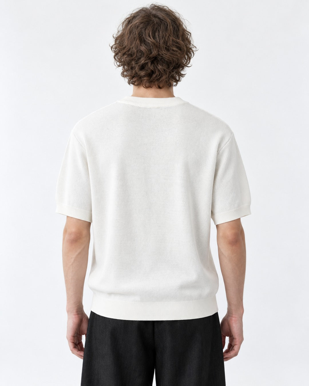 Skull Cross Jacquard Knit Top