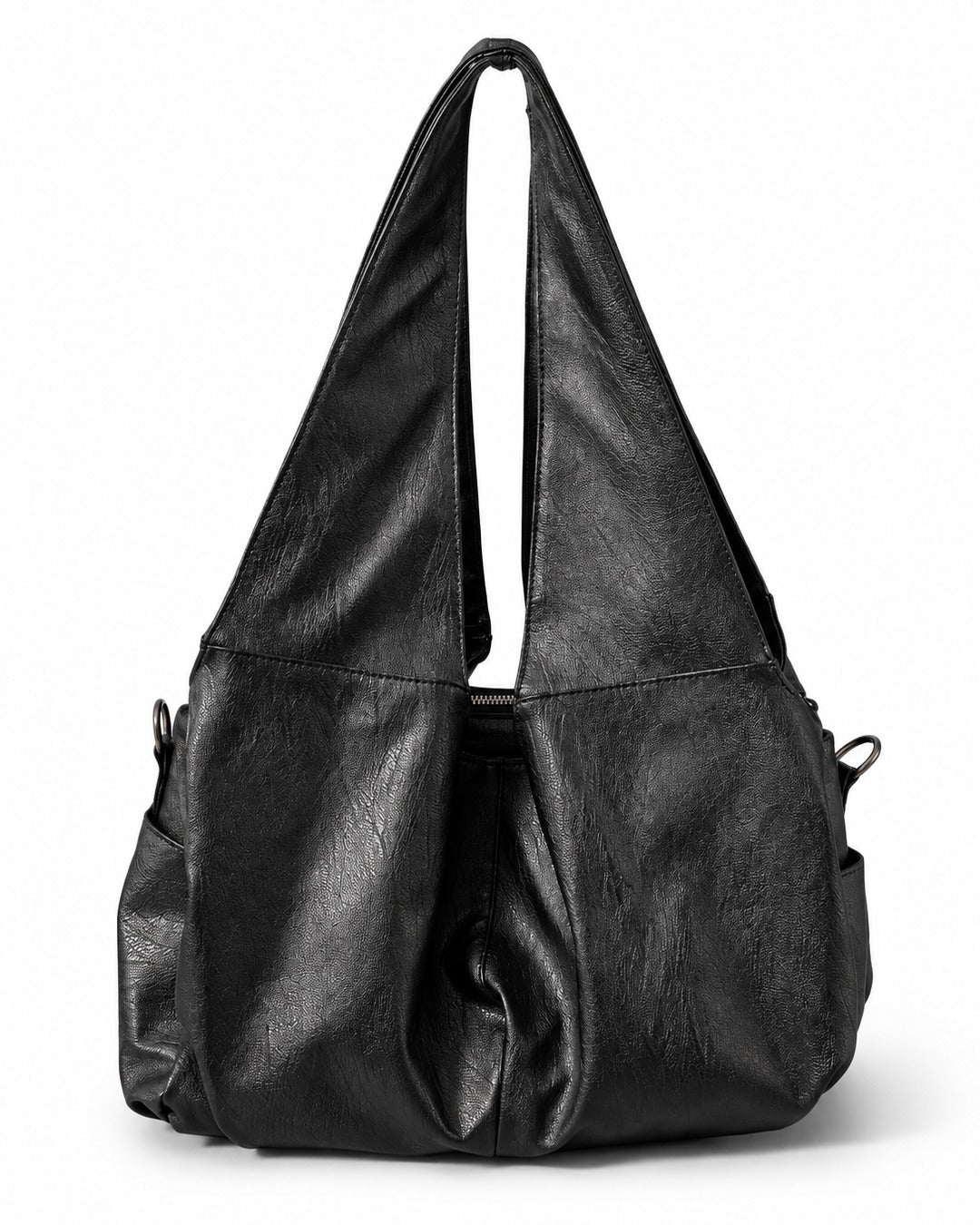 Pebbled Leather Slouch Tote