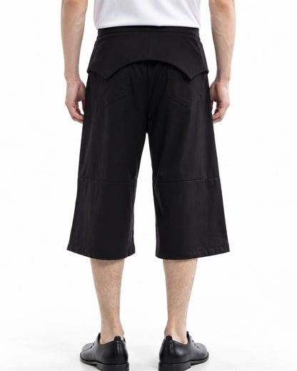 Buckle Strap Cropped Pants