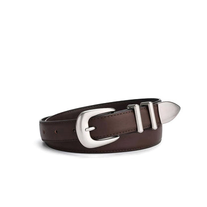 Slim Western Pin-Buckle Belt