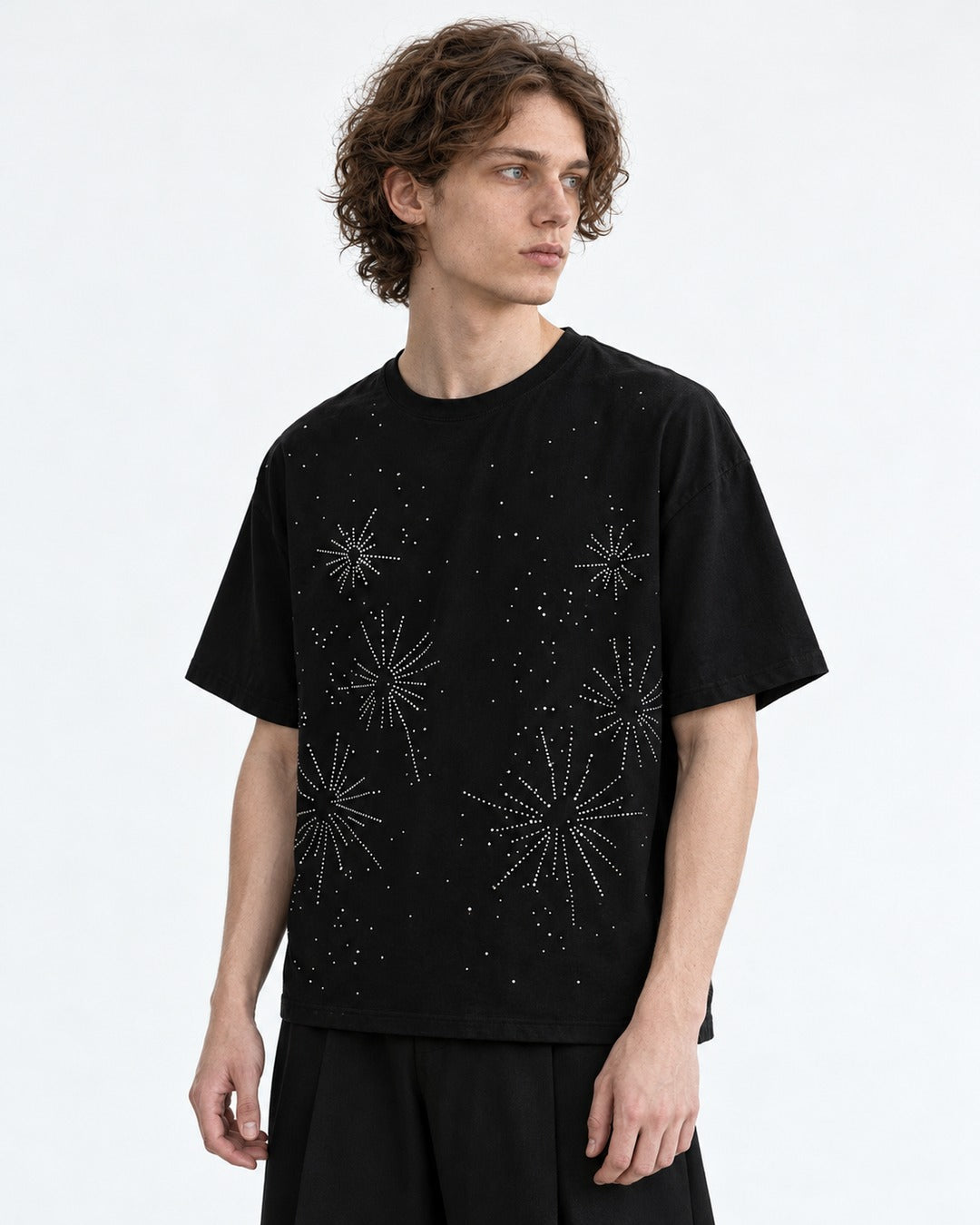 Rhinestone Fireworks T-Shirt