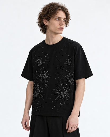 Rhinestone Fireworks T-Shirt