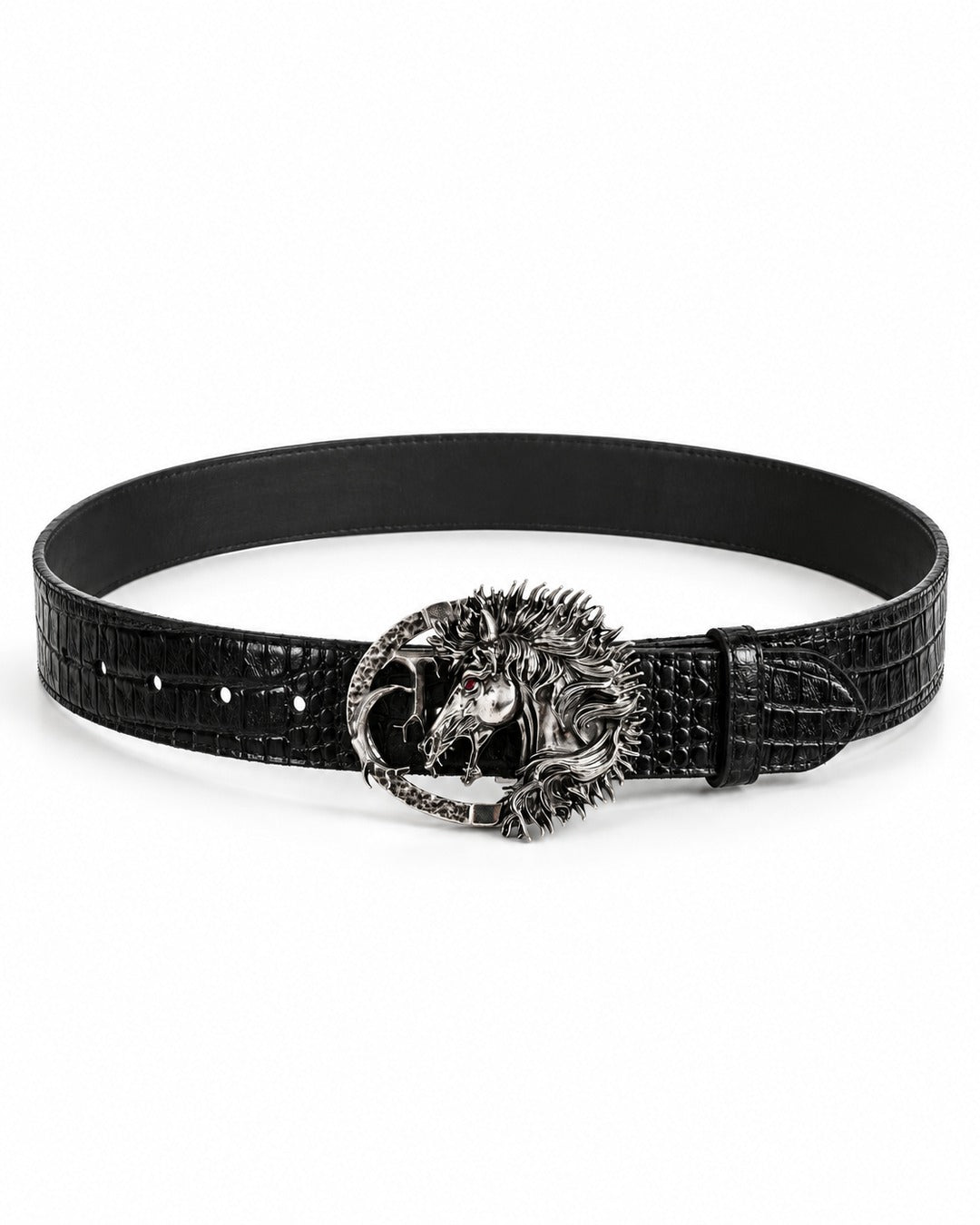 Horse Head Buckle Belt