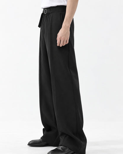 Curved Split Waistband Dress Pants