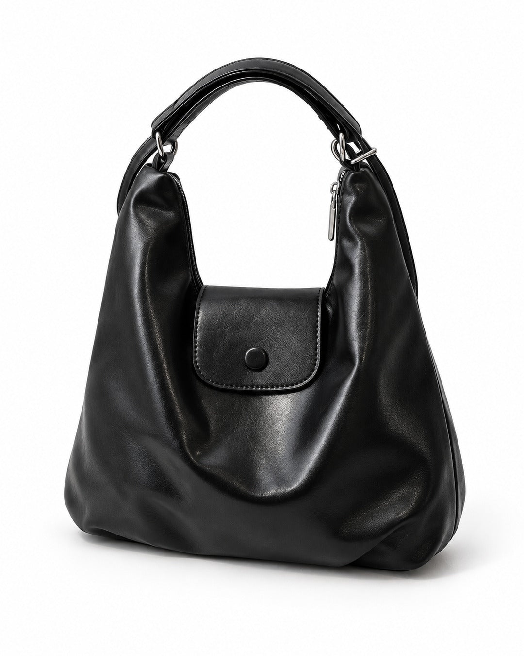 Soft Leather Hobo Backpack