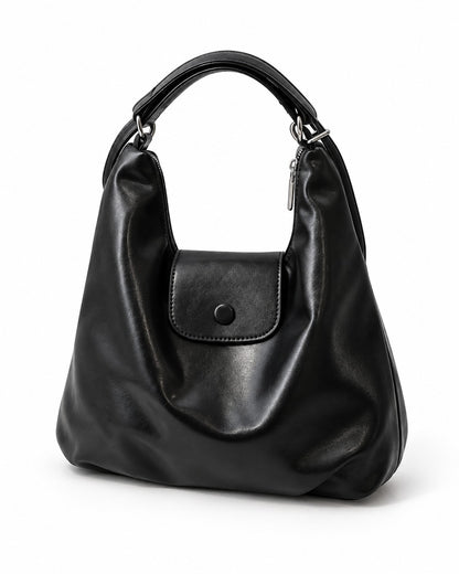 Soft Leather Hobo Backpack