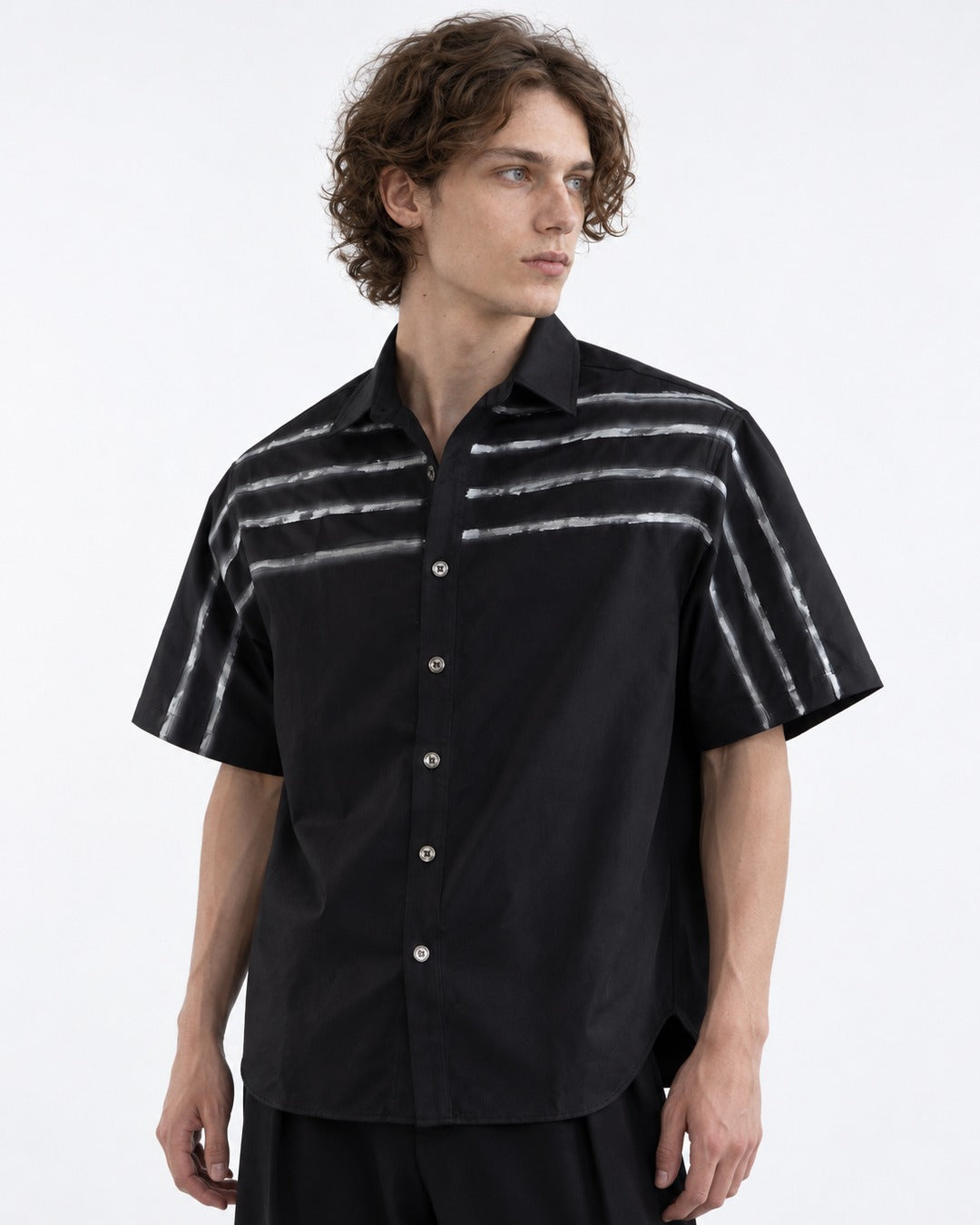 Hand-Painted Stripe Shirt