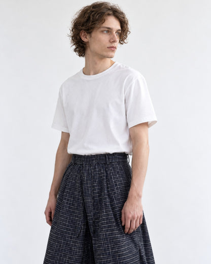 Plaid Wide-Leg Pants