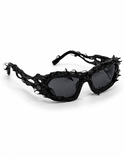 Flame Spike Resin Sunglasses