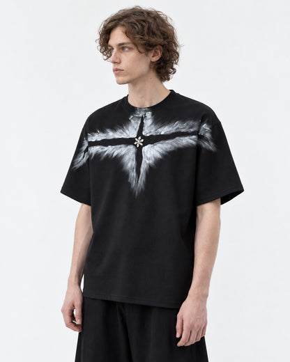 Crystal Wing Print T-Shirt