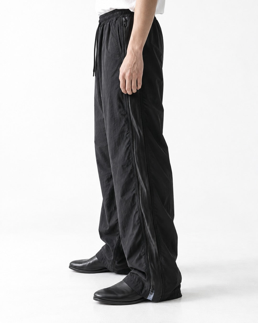 Side Zip Wide-Leg Pants