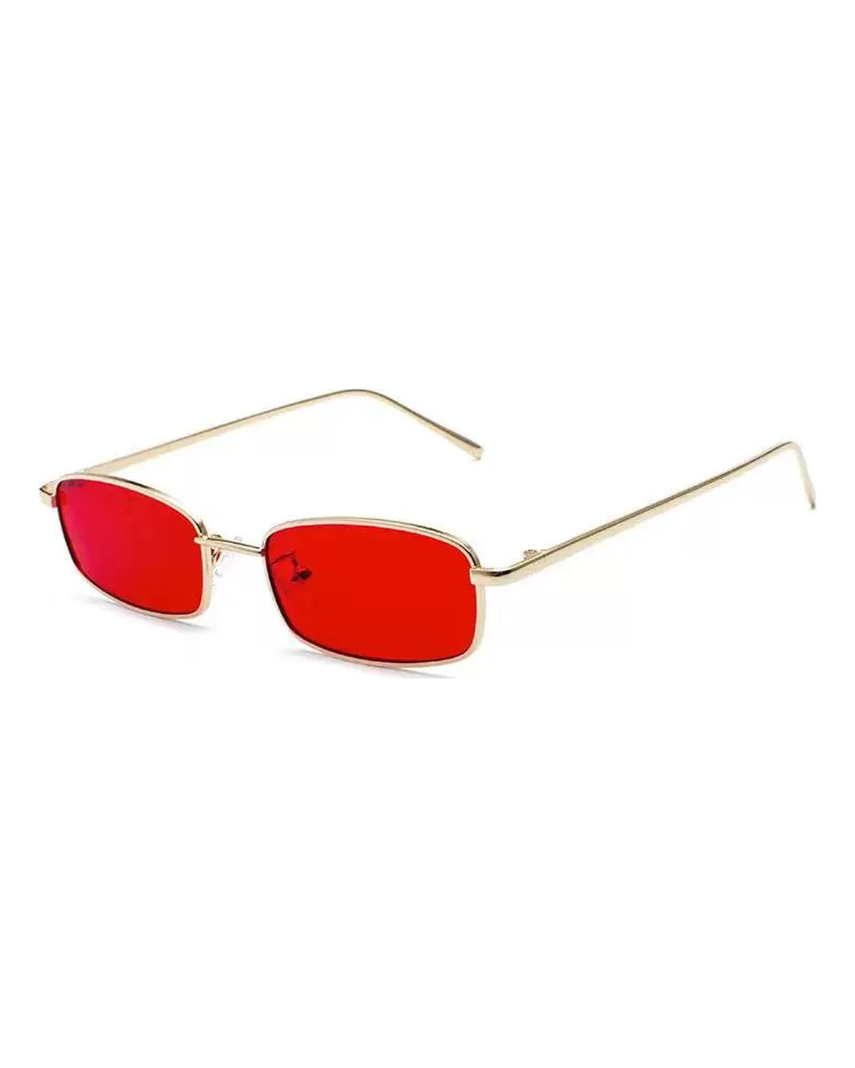 Small Rectangular Metal Frame Glasses