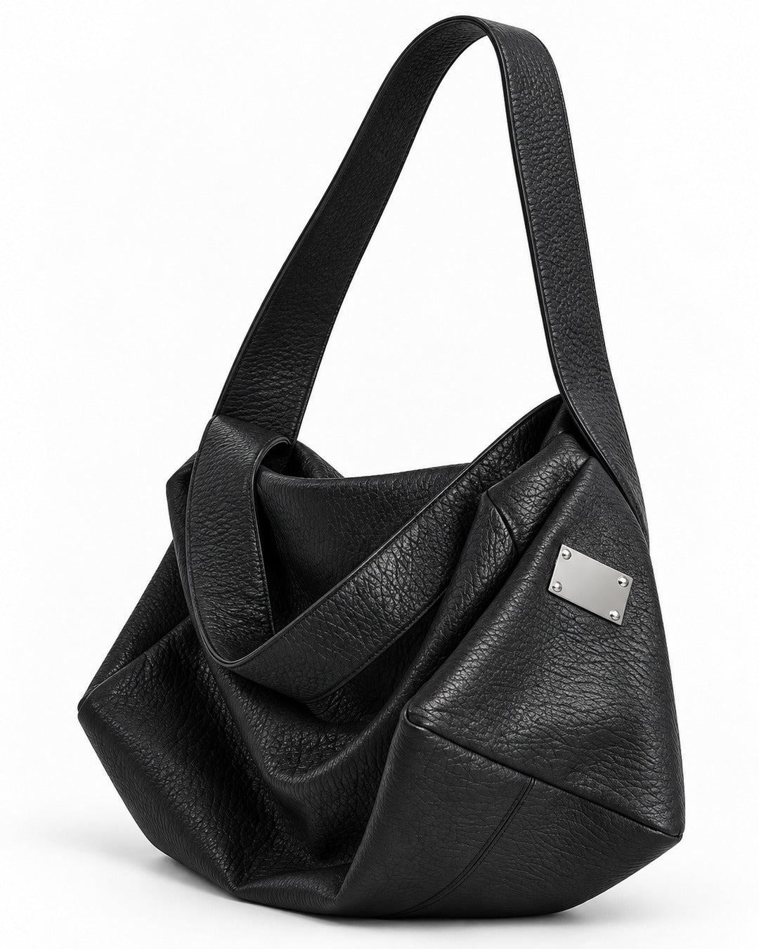Slouchy Pebbled Crossbody Bag