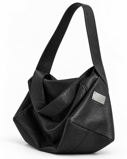 Slouchy Pebbled Crossbody Bag