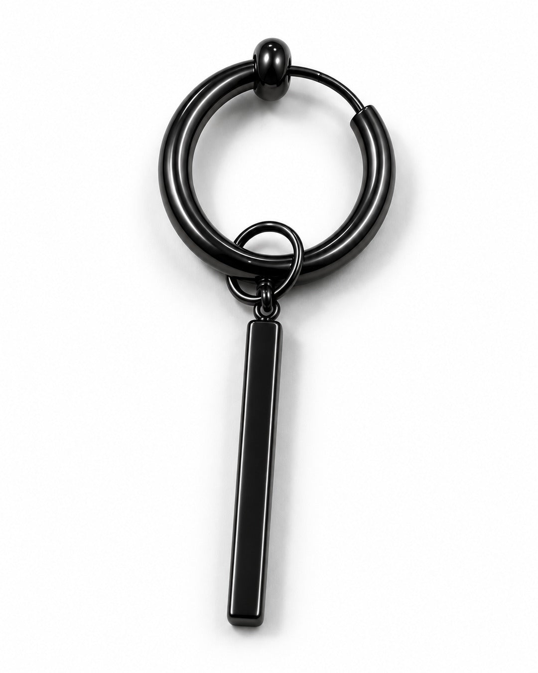 Bar Drop Hoop Earring