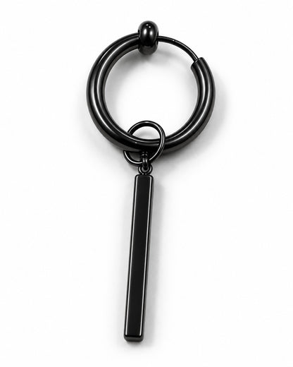 Bar Drop Hoop Earring