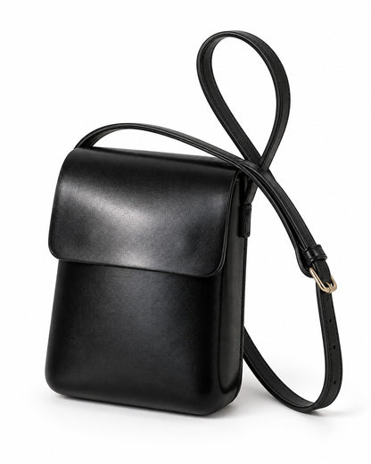 Compact Flap Crossbody Bag