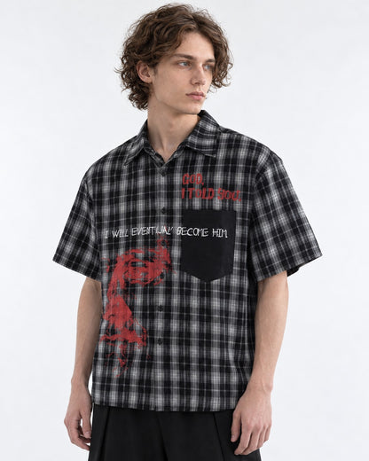 Vintage Oversized Plaid Shirt