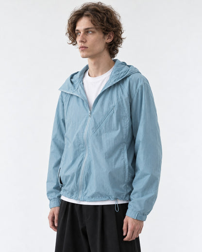 Lightweight Hooded Zip Jacket