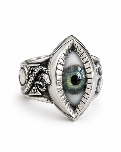 Marquise Eye Signet Ring
