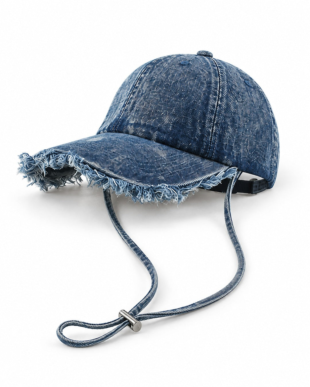 Frayed Denim Baseball Cap