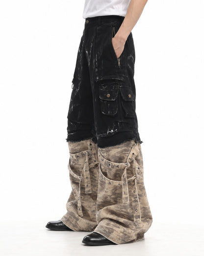 Detachable Camouflage Cargo Pants