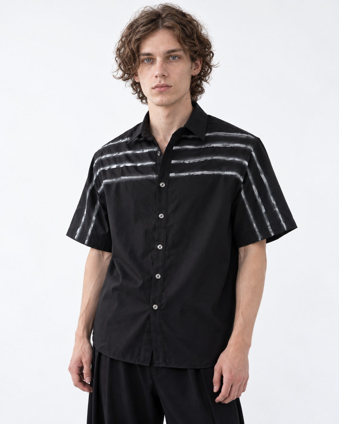 Hand-Painted Stripe Shirt