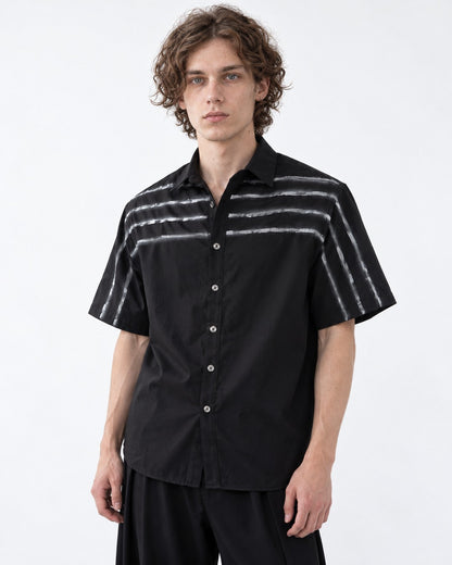 Hand-Painted Stripe Shirt
