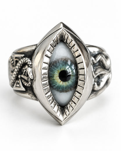 Marquise Eye Signet Ring