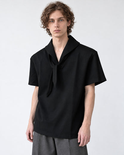 Sailor Collar Scarf Top