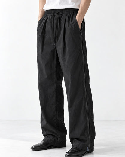 Side Zip Wide-Leg Pants