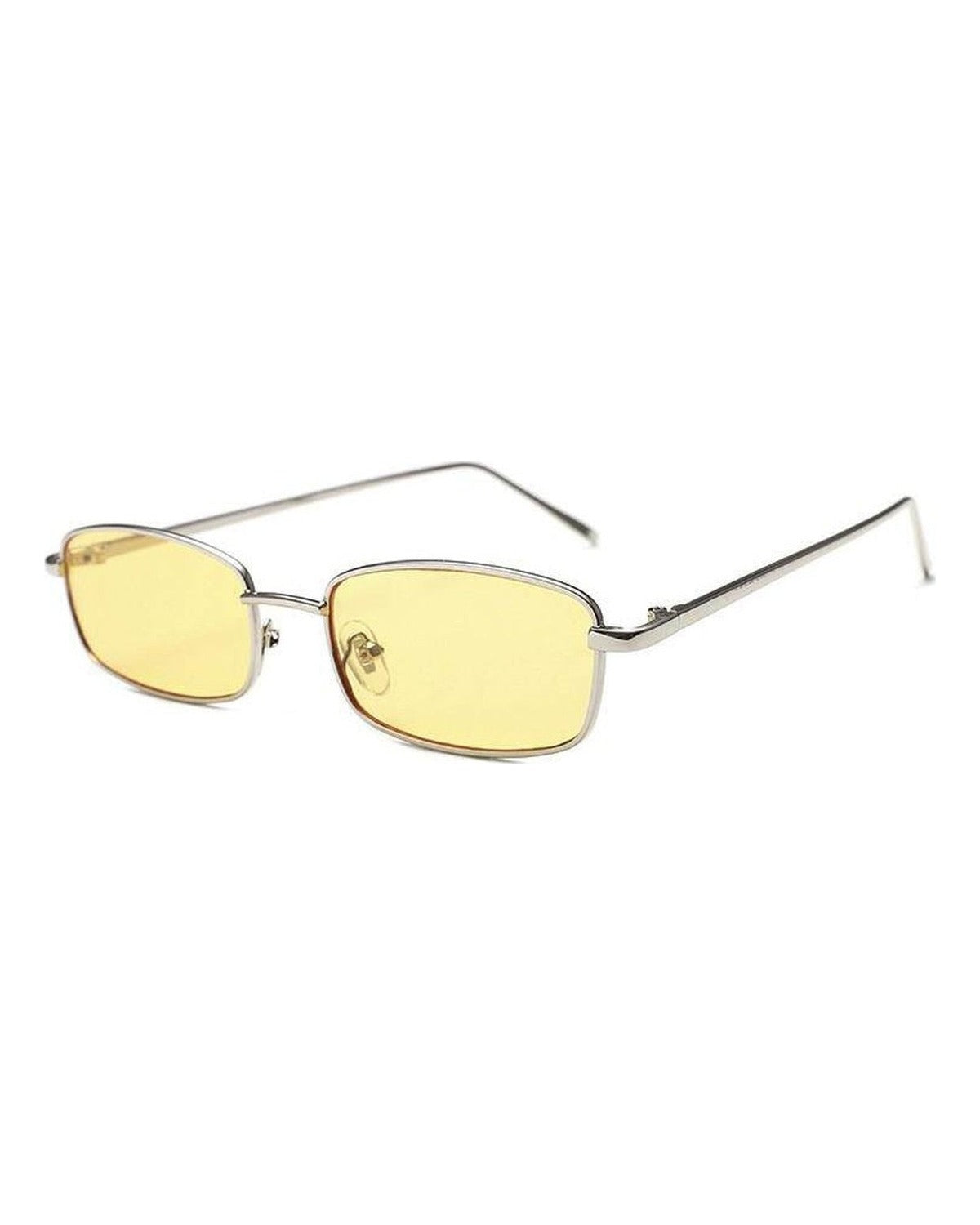Small Rectangular Metal Frame Glasses