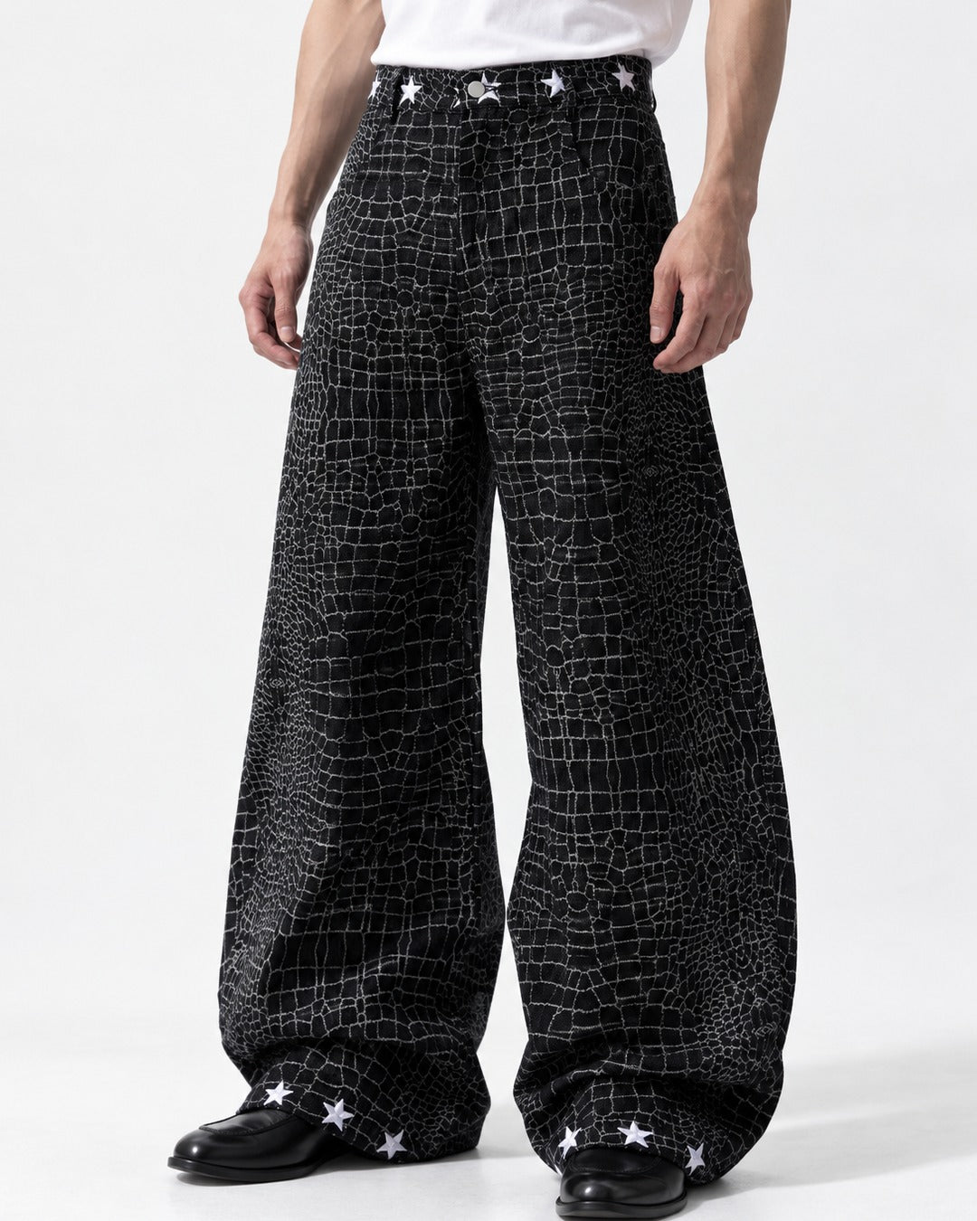 Dark Star Embroidery Pants