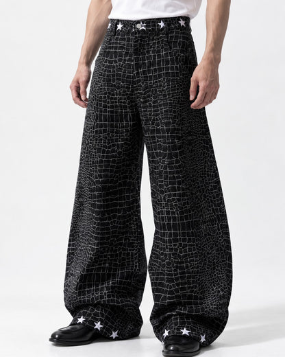 Dark Star Embroidery Pants