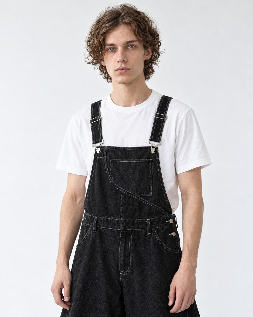 Bib Overalls with Buckle Straps