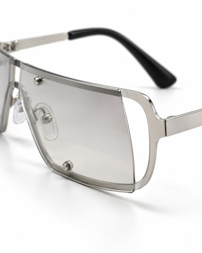 Rimless Shield Sunglasses