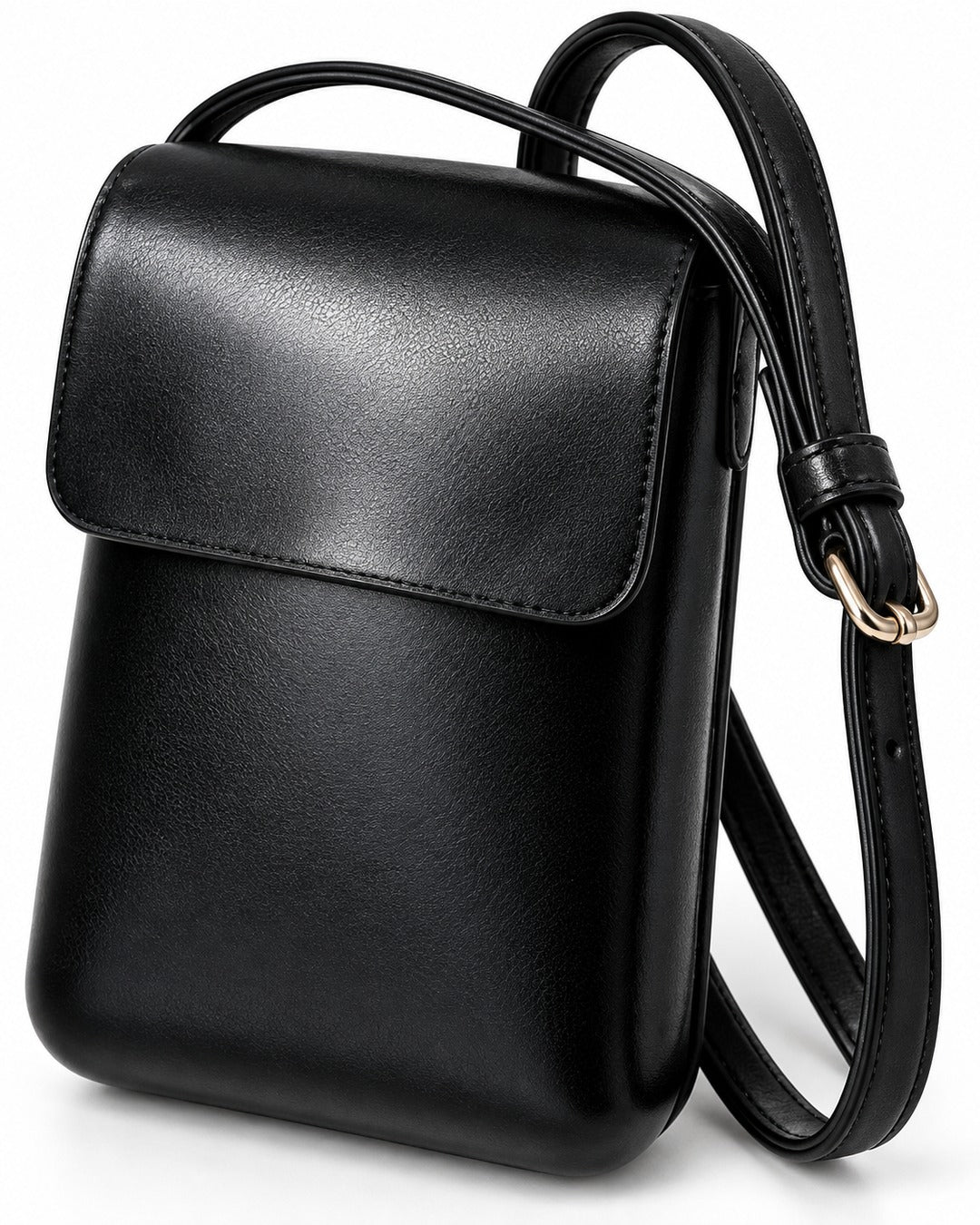 Compact Flap Crossbody Bag