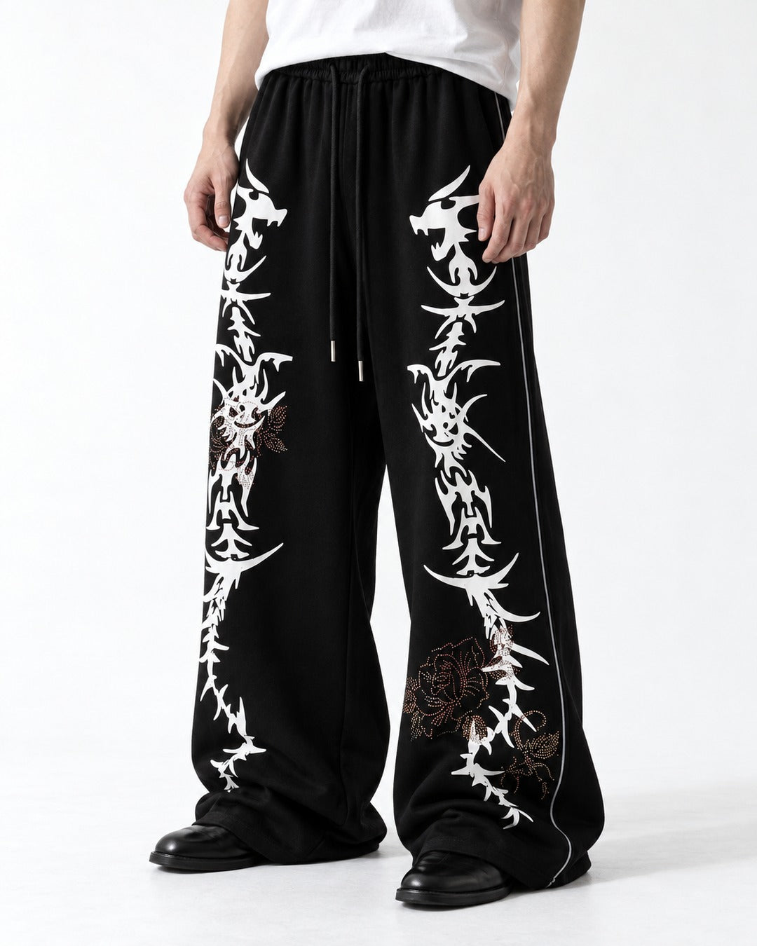 Tribal Thorn Print Sweatpants